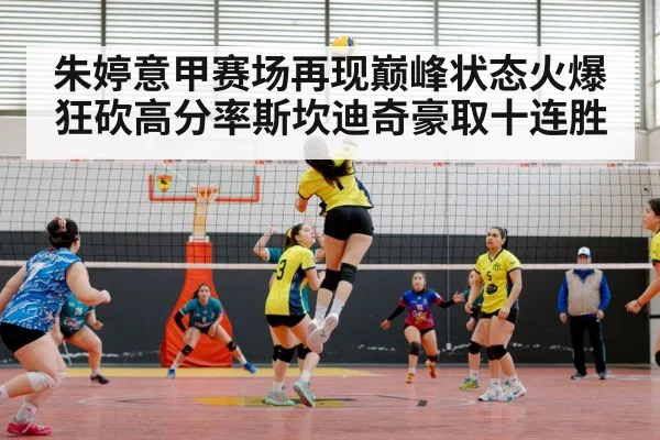volleyball match action